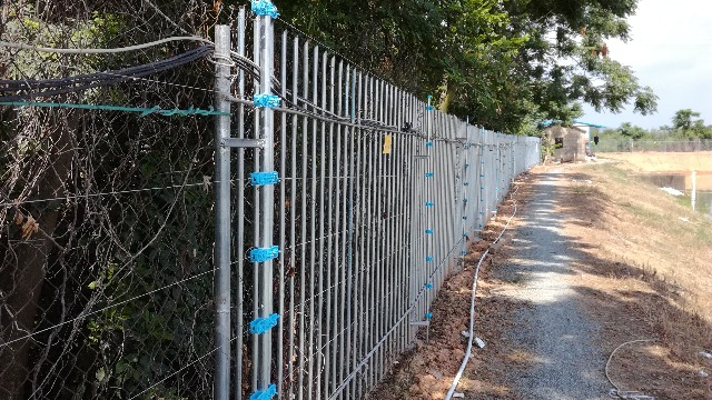 豪景惠州脉冲电子围栏在惠州马安养鱼场的应用案例