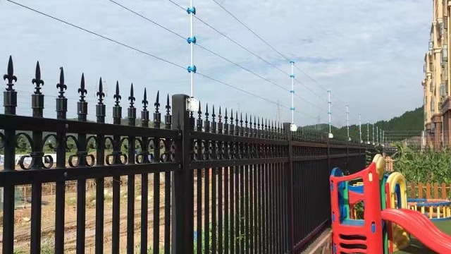 昆明幼儿园周界报警系统项目豪景云南脉冲电子围栏案例